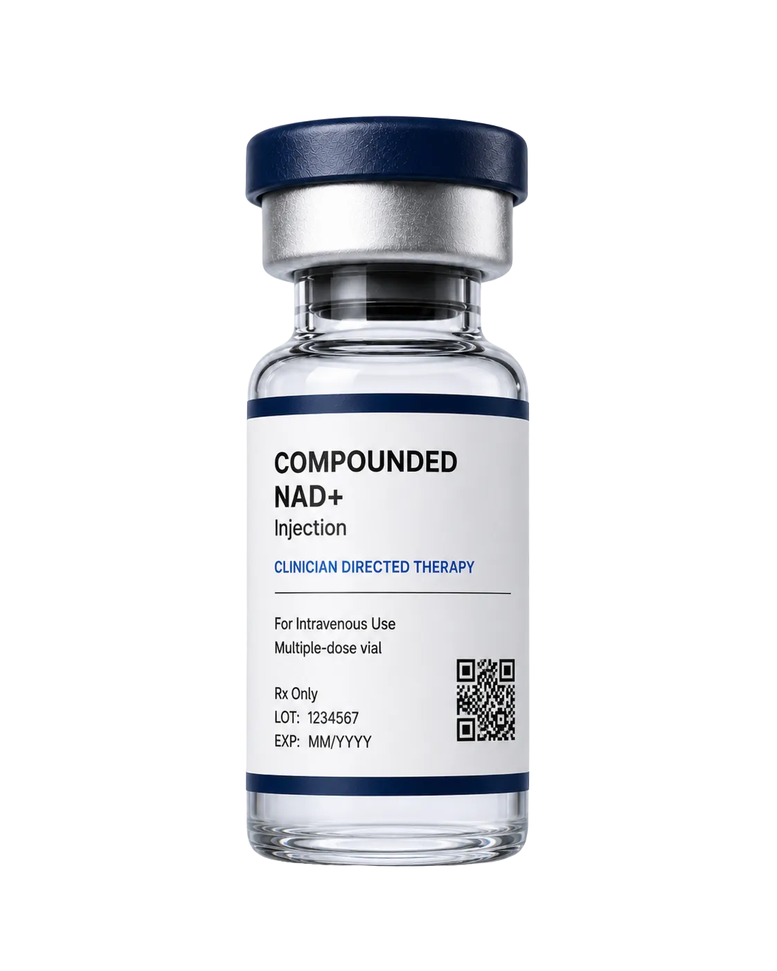 OPTML compounded NAD+ injection vial