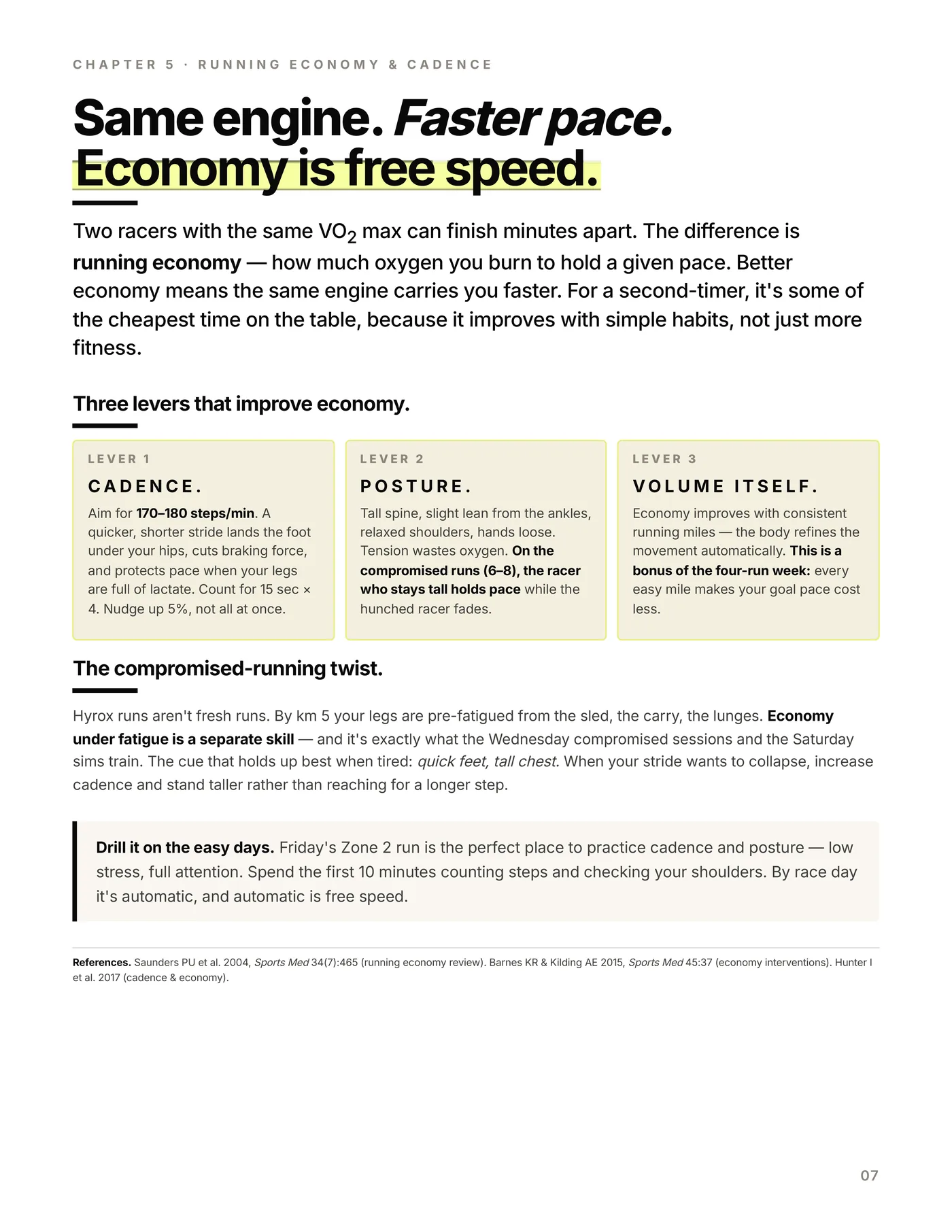 Hyrox Race Pace, the 12-week roadmap