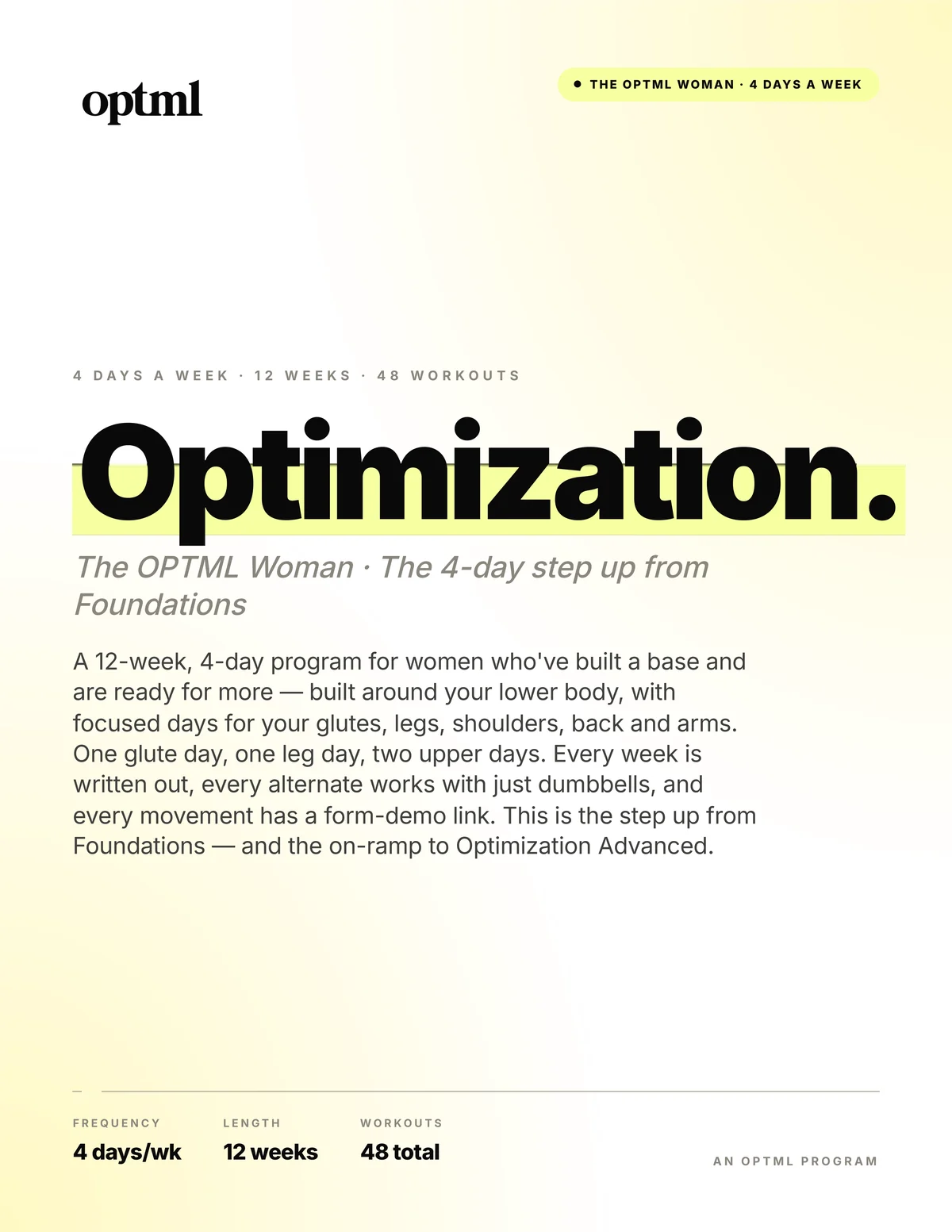 The OPTML Woman — Optimization