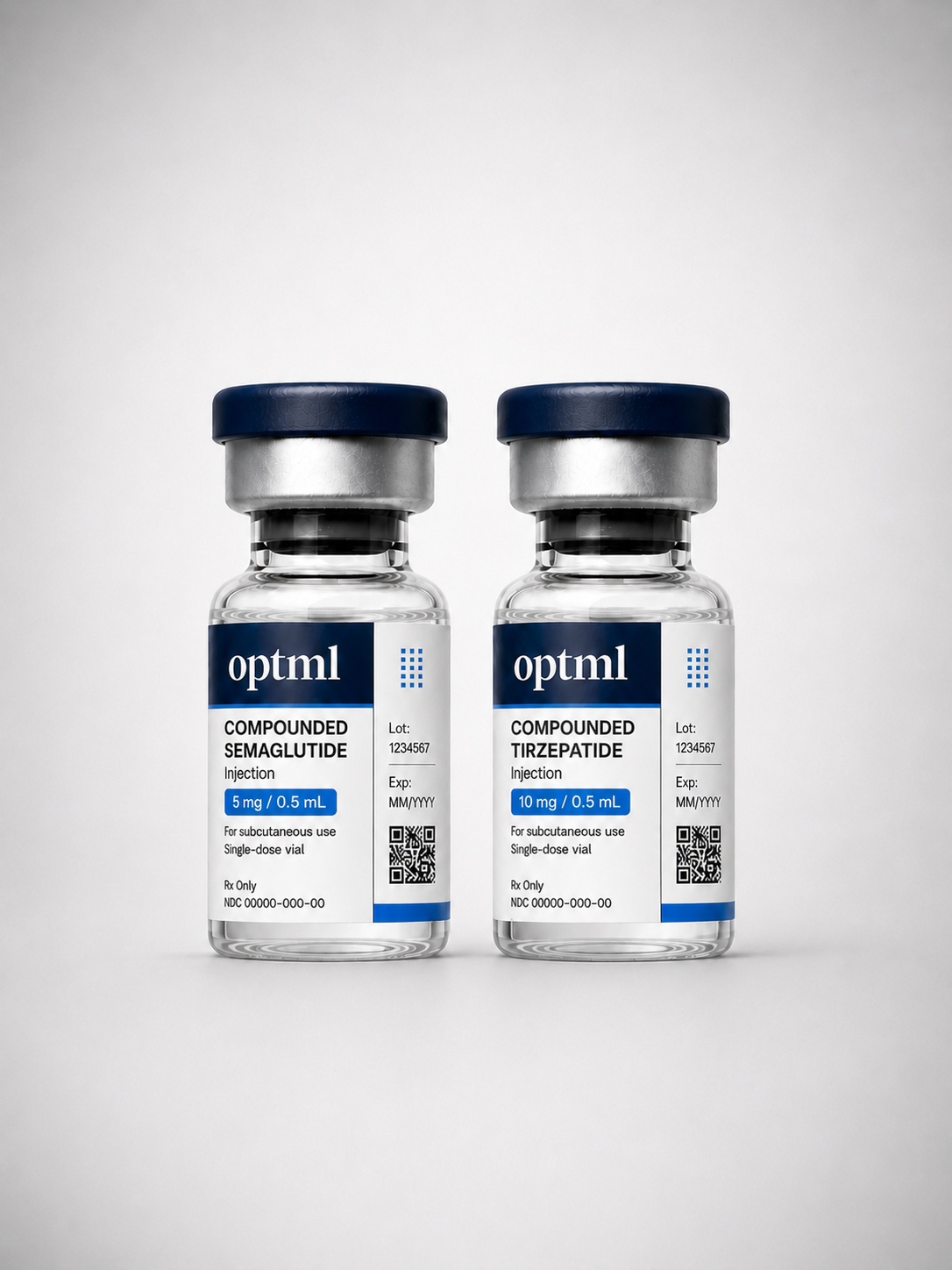 OPTML compounded microdose vial